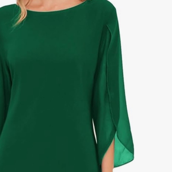 GRACE KARIN Womens Chiffon Dress Flutter Sleeve Party Cocktail Dress Size 16 - Picture 3 of 14